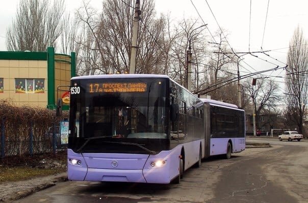 В Донецке остановили движение троллейбусов по трем маршрутам