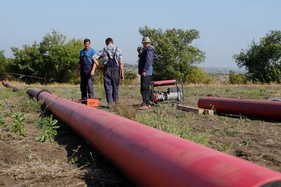 В Донецкой области начали строительство газопровода Очерет..., фото-4 В Донецкой области начали строительство газопровода Очеретино-Авдеевка (ФОТО), фото-4