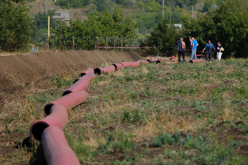 В Донецкой области начали строительство газопровода Очерет..., фото-3 В Донецкой области начали строительство газопровода Очеретино-Авдеевка (ФОТО), фото-3