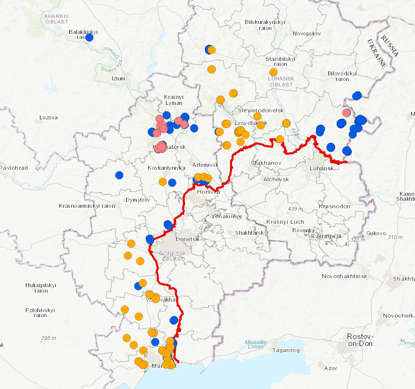 Карта донского запретного пространства