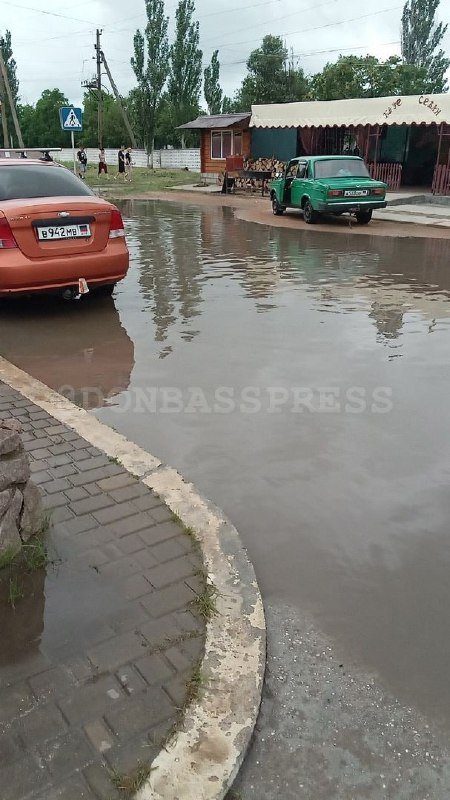 «Курорт ДНР» затопило дождем, - ФОТО