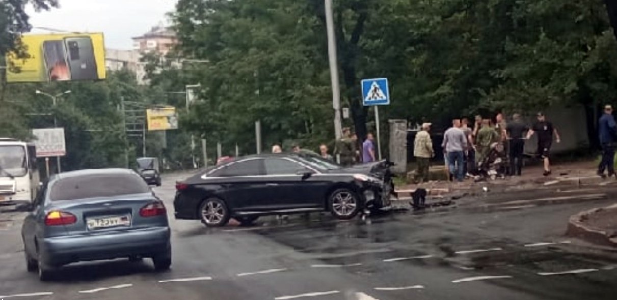 ДТП в Донецке: пострадали женщина и ребенок, - ФОТО