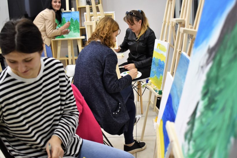 У Вінниці провели арт-зустріч для вимушених переселенців 
