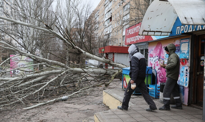 У Донецьку через негоду стався 