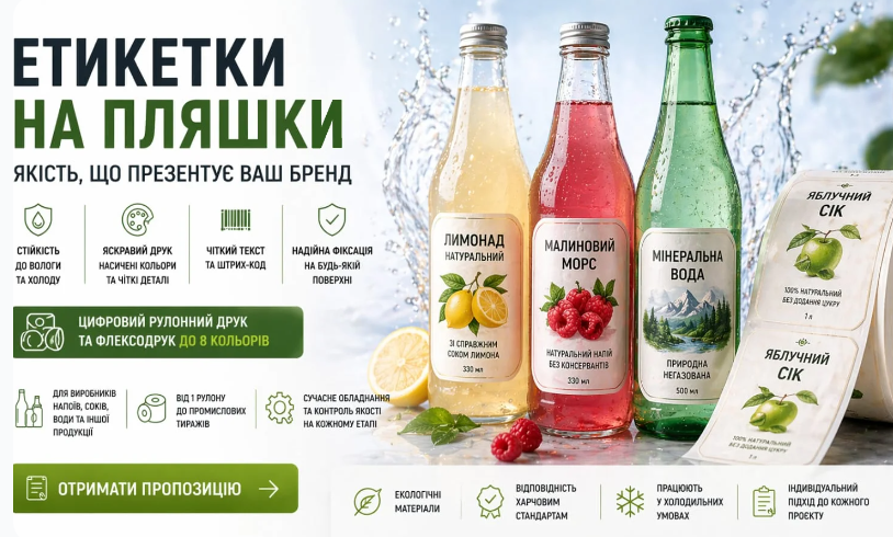 Етикетки на пляшки: вимоги, матеріали та сучасні рішення