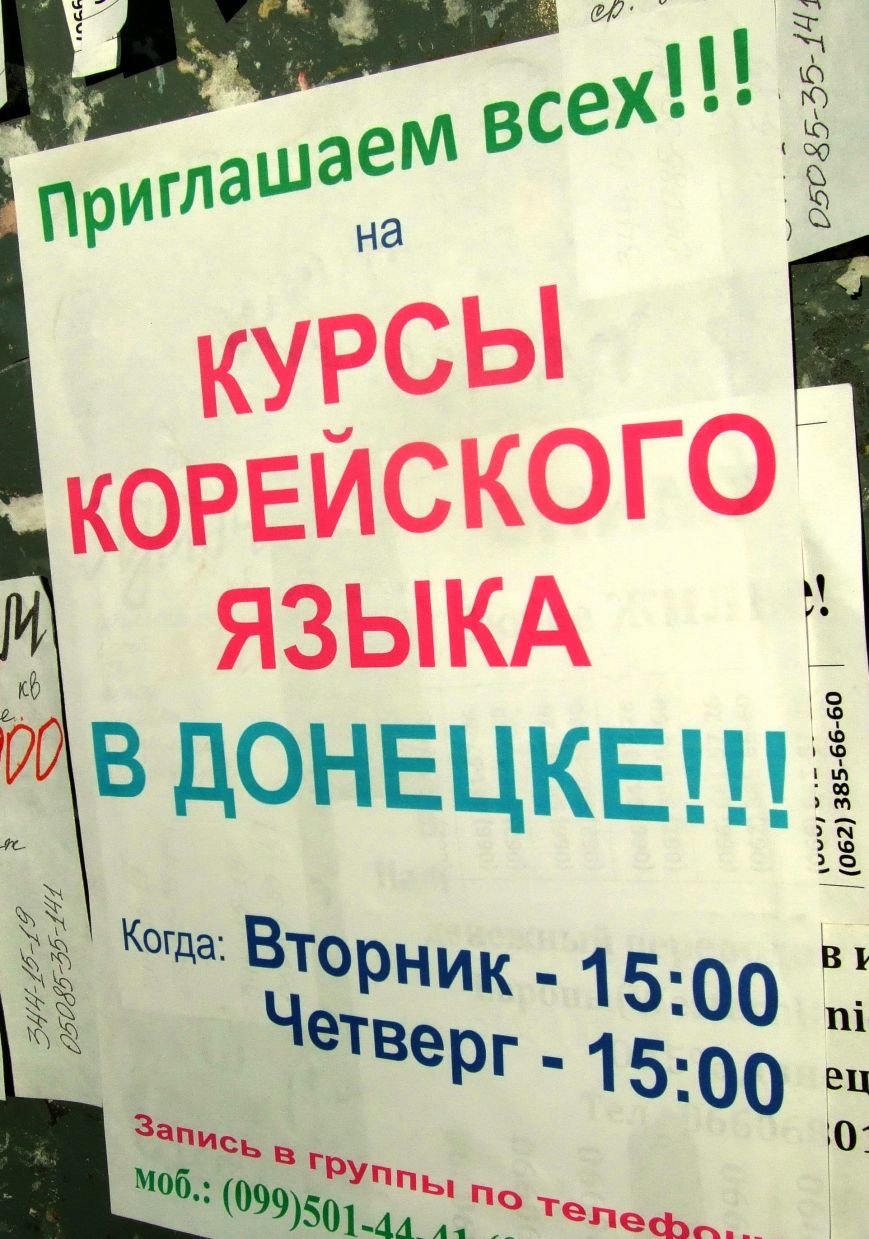Дончанам ненавязчиво предлагают учить корейский язык (ФОТОФАКТ) (фото) - фото 1