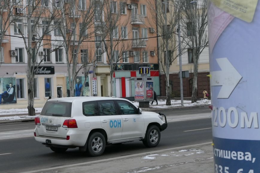 В Донецке замечены автомобили «ООН» (ФОТОФАКТ) (фото) - фото 1